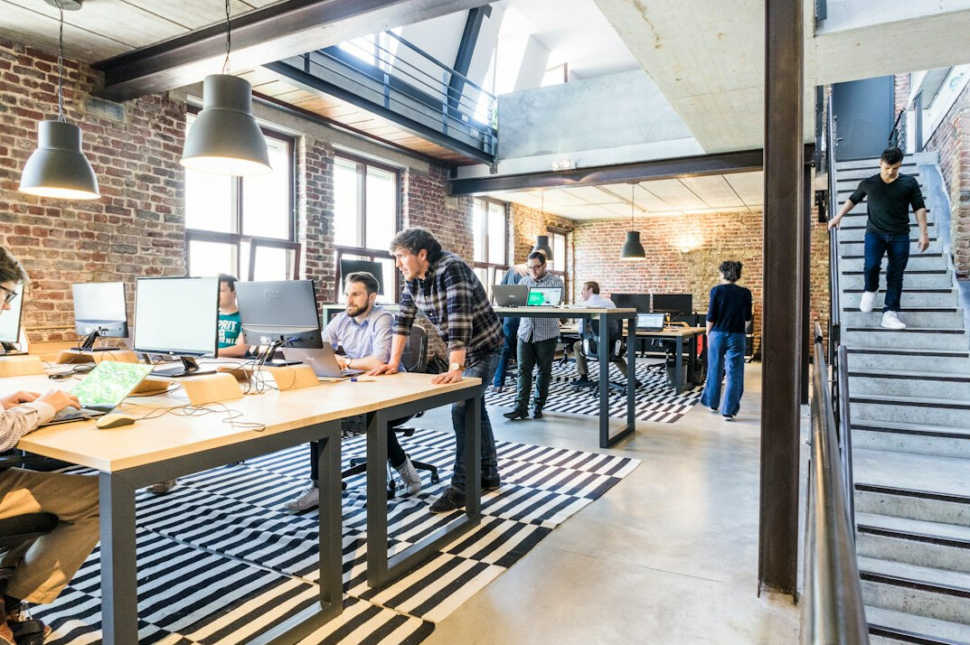 modern office workspace